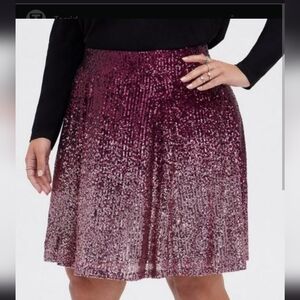 Torrid ombre sequin skirt
